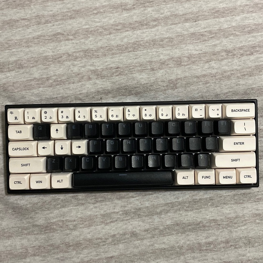 Corsair K65 (modded) (lubed switches)